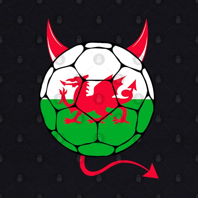 Wales Football Halloween by footballomatic